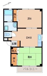 エスポアール２１川永の物件間取画像